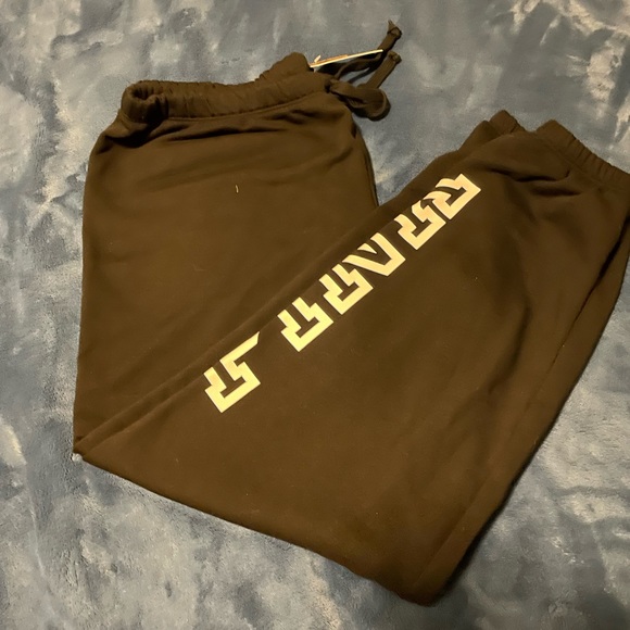 Black pink sweat pants xl - Picture 2 of 3